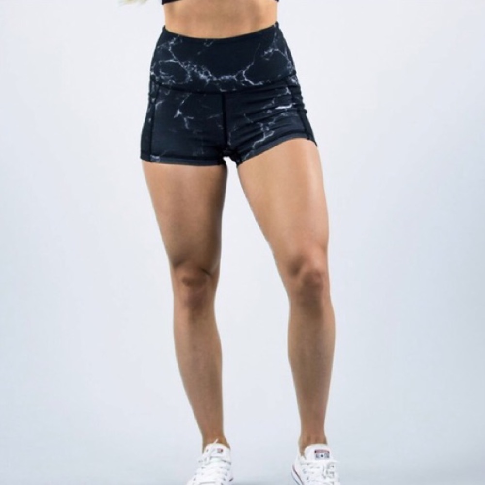 Buffbunny Marble Black Shorts